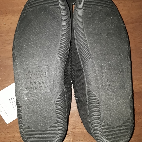 Muk Luks Men Slippers Size 8-9 in Black - Picture 5 of 6